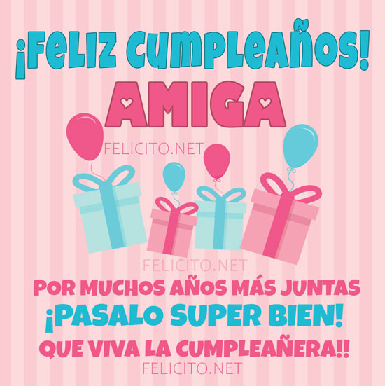 Featured image of post Animadas Tarjetas Feliz Cumplea os Amiga Tarjeta postal con im genes de feliz cumplea os para una buena amiga a la que quiero mucho